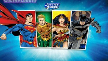 Justice League Comic by Playtech