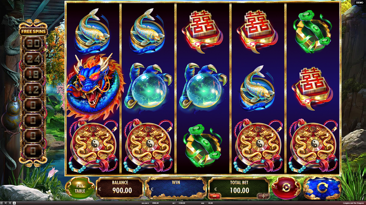 Longmu and The Dragons Paytable Symbol Base Play