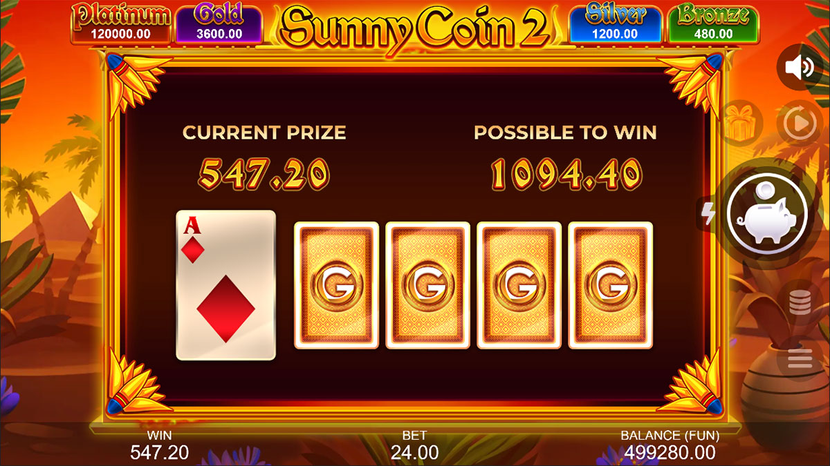 Sunny Coin 2 Hold The Spin Gamble