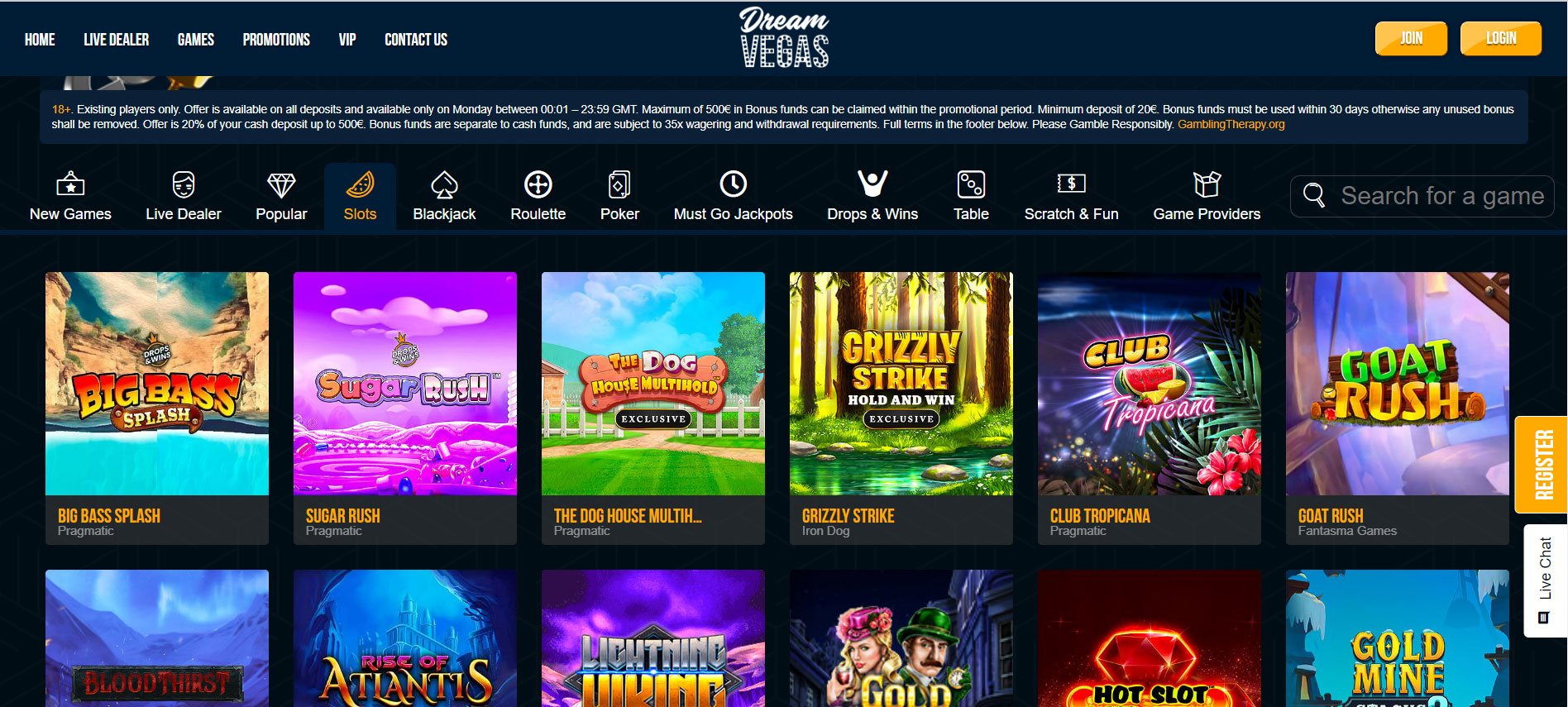 Dream Vegas Casino Slots