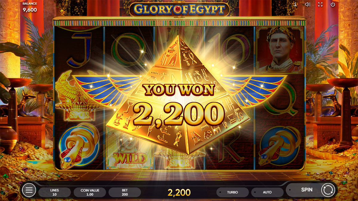 Glory of Egypt Win