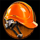 Lumber Jack Symbol Helm