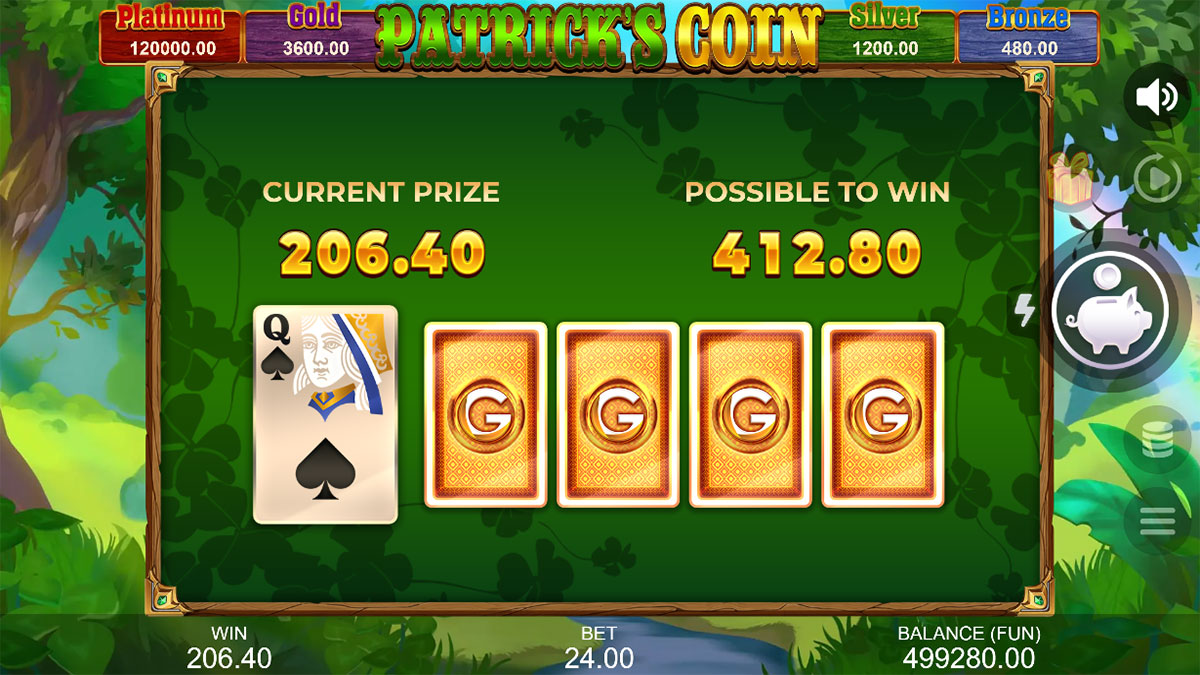 Patrick’s Coin Hold the Spin Gamble