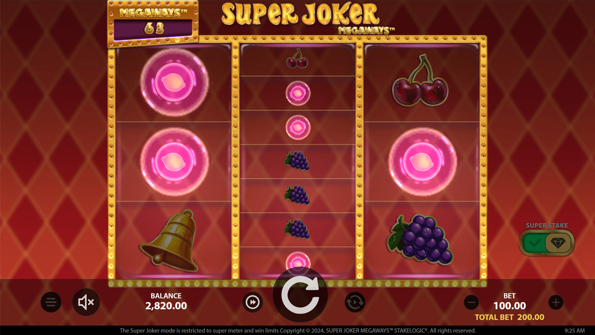 Super Joker Megaways Win