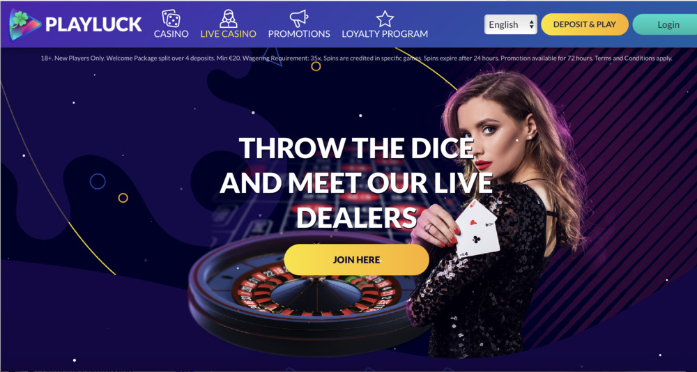 Playluck Casino Live Games