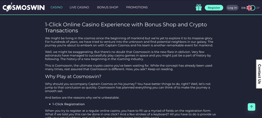 Cosmoswin Casino