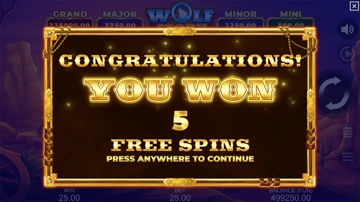 Wolf Story Free Spins