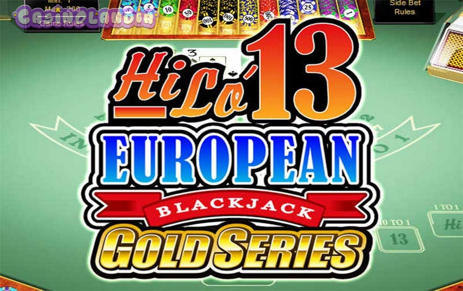 Hi Lo 13 European Blackjack Gold by Microgaming