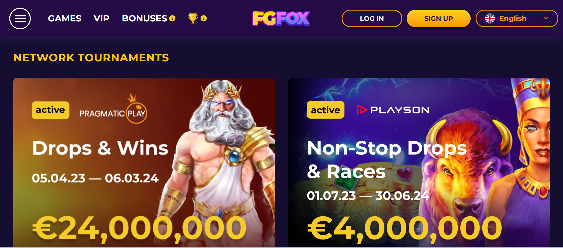 FGFox Casino Tournaments