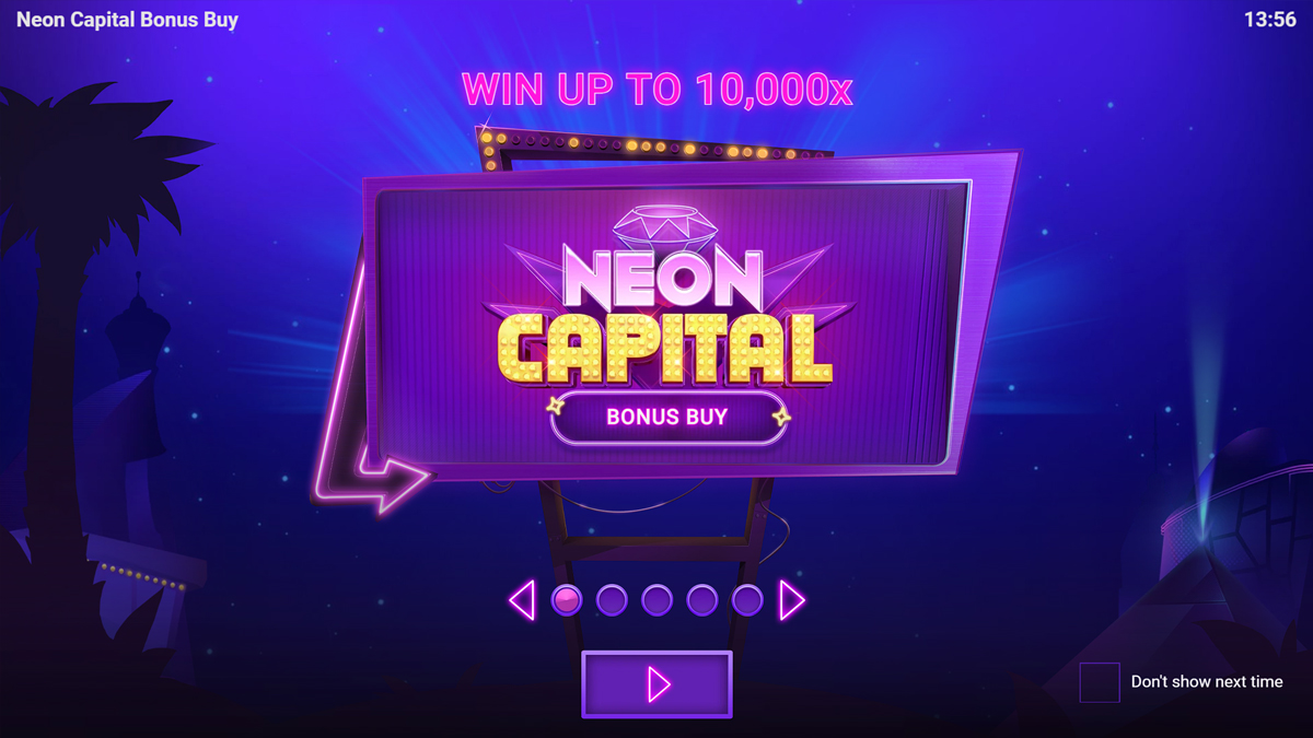 Neon Capital Homescreen