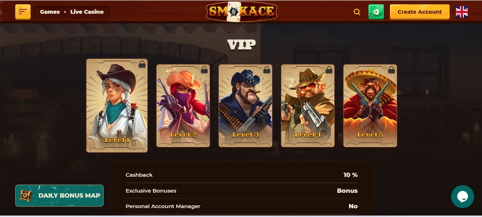 SmokeAce Casino VIP Program