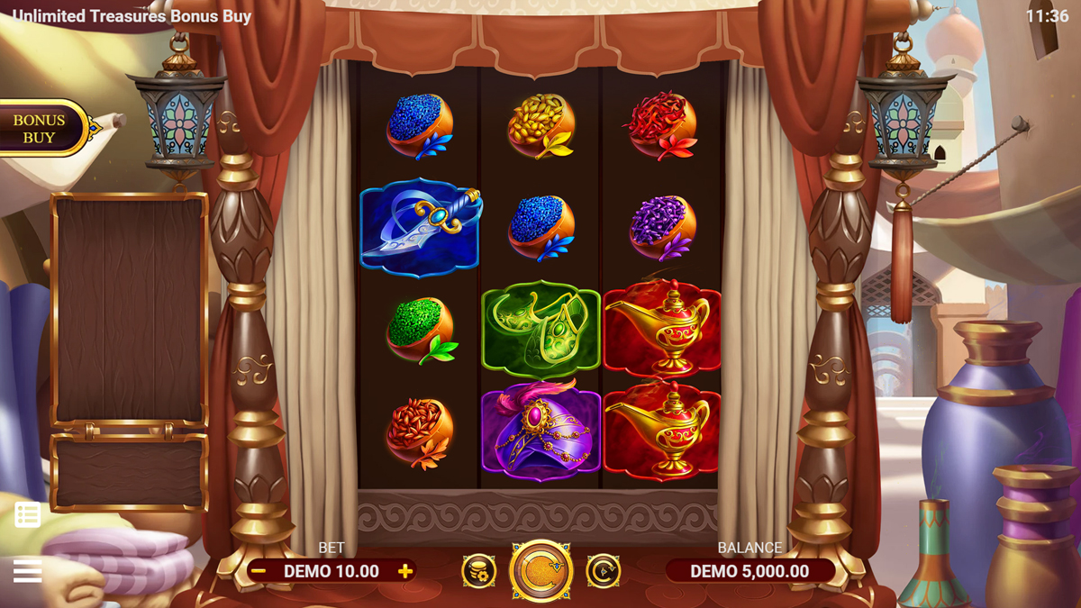 Unlimited Treasures Base Play