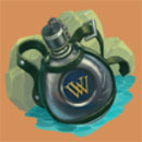 Victoria Wild Deluxe Symbol Flask
