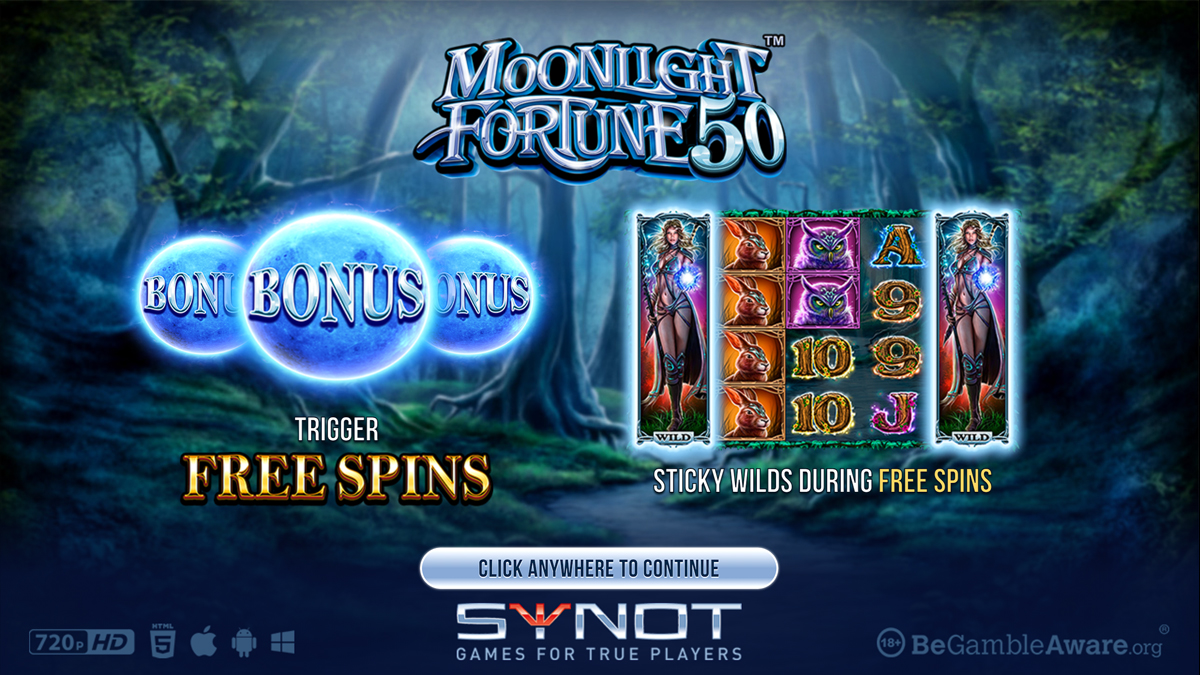 Moonlight Fortune 50 Homescreen