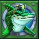 Razor Returns Symbol Green Shark