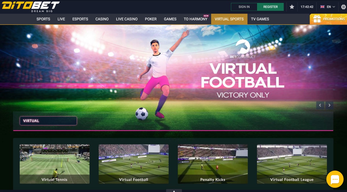Ditobet Casino Virtual Sports betting
