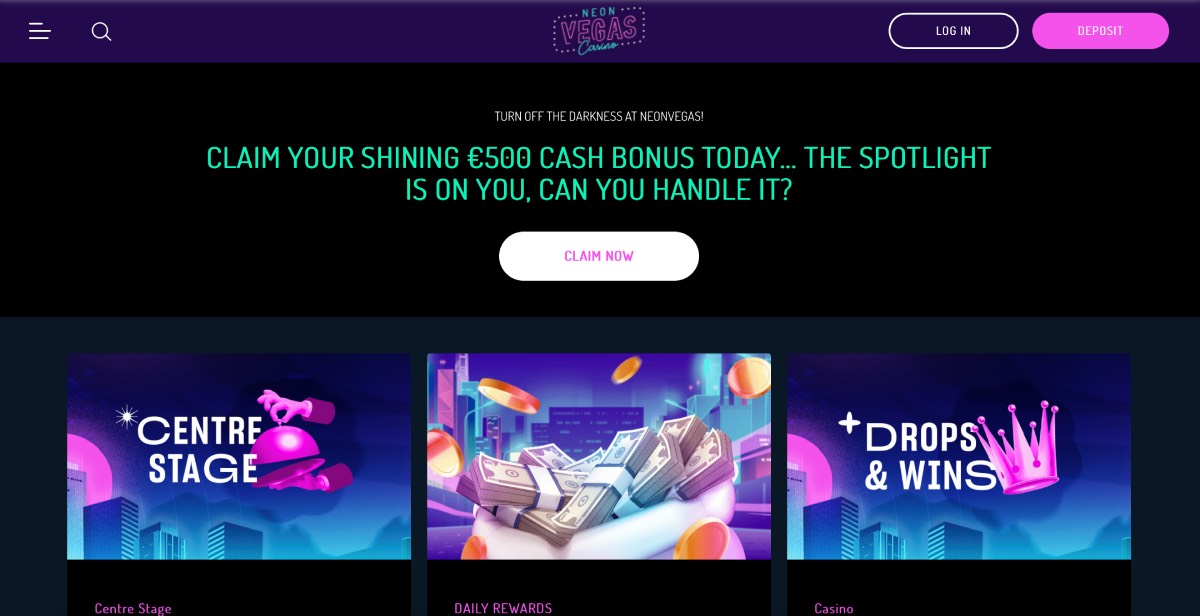 NeonVegas Casino Bonus Program