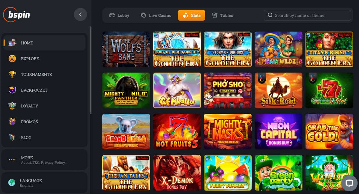 Bspin Casino Game Collection