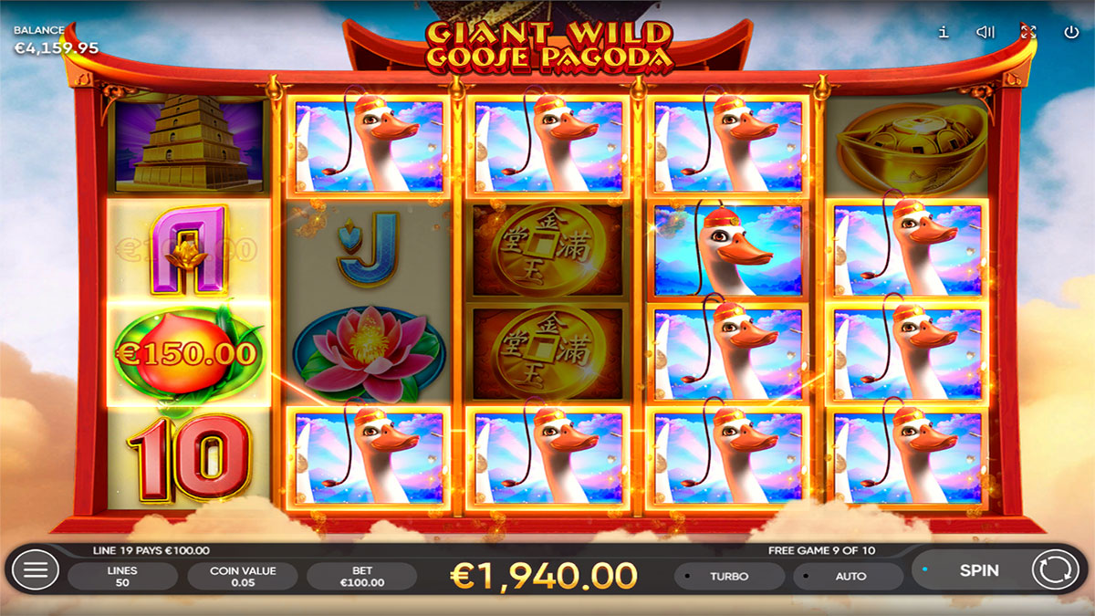 Giant Wild Goose Pagoda Bonus Buy Game