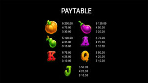 Fattora D'Oro Paytable 2