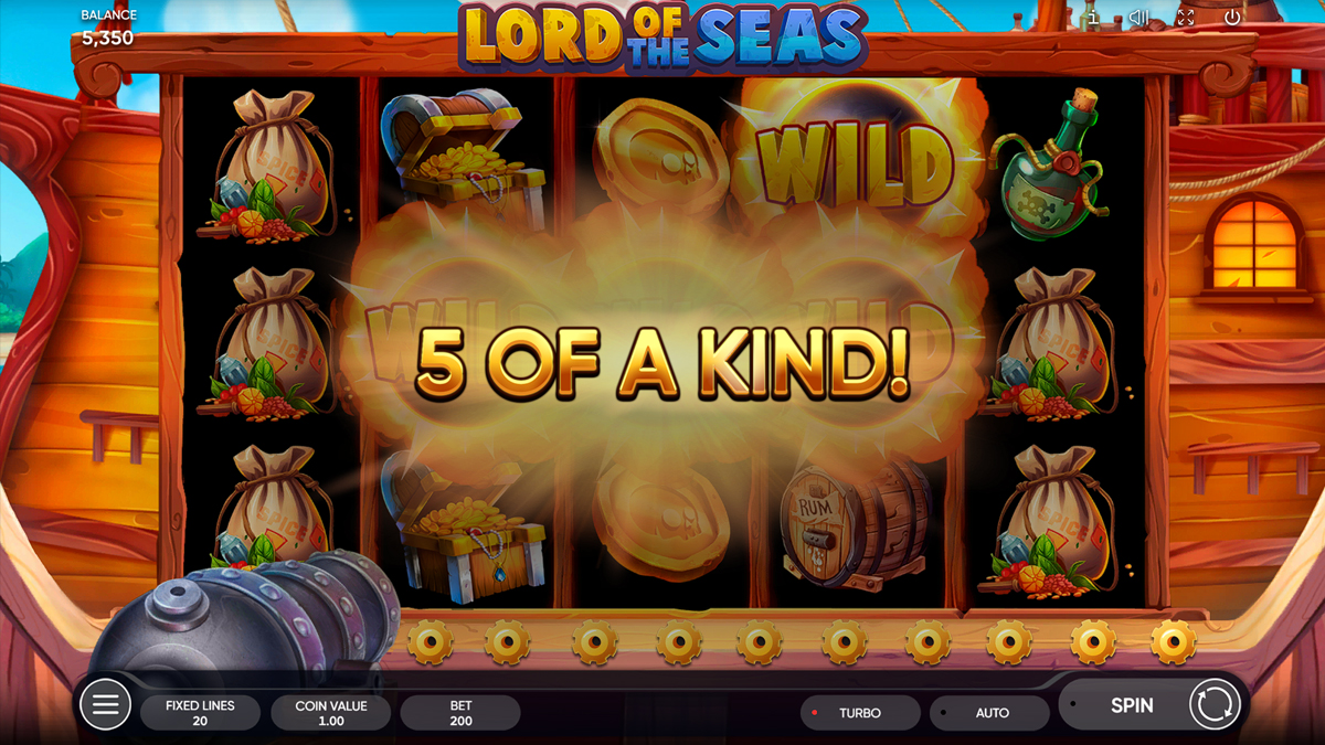 Lord of the Seas 5 of a Kind