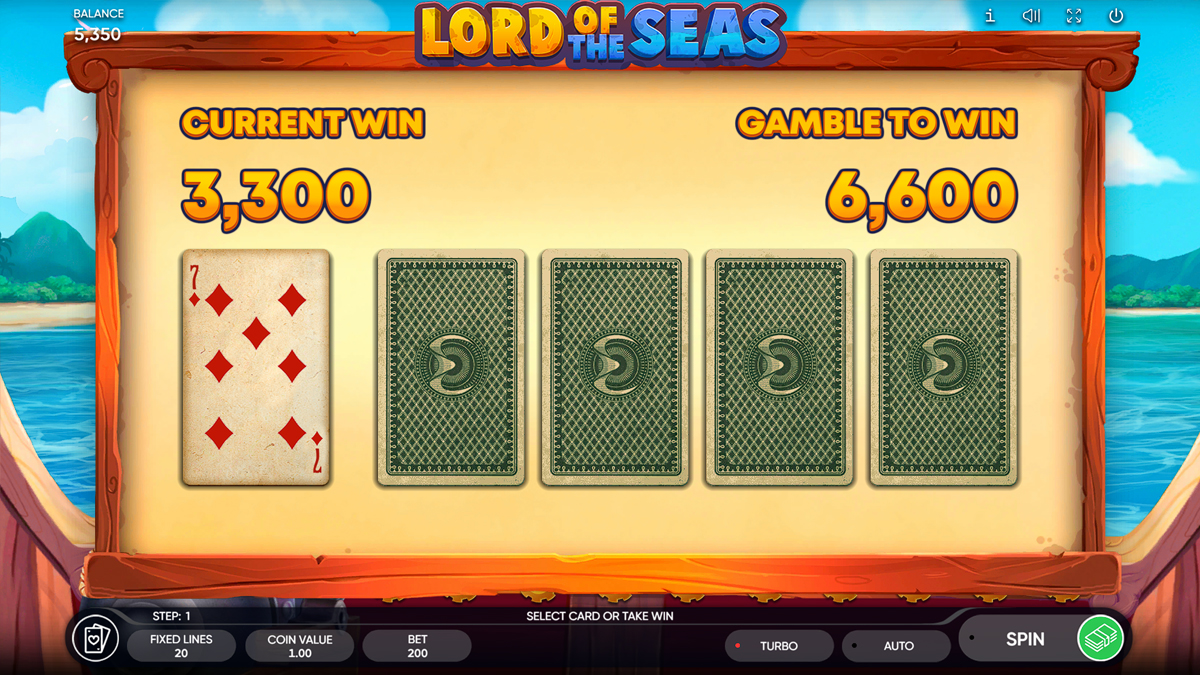 Lord of the Seas Gamble Round