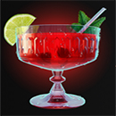 Shaker Club Symbol Red Coctail