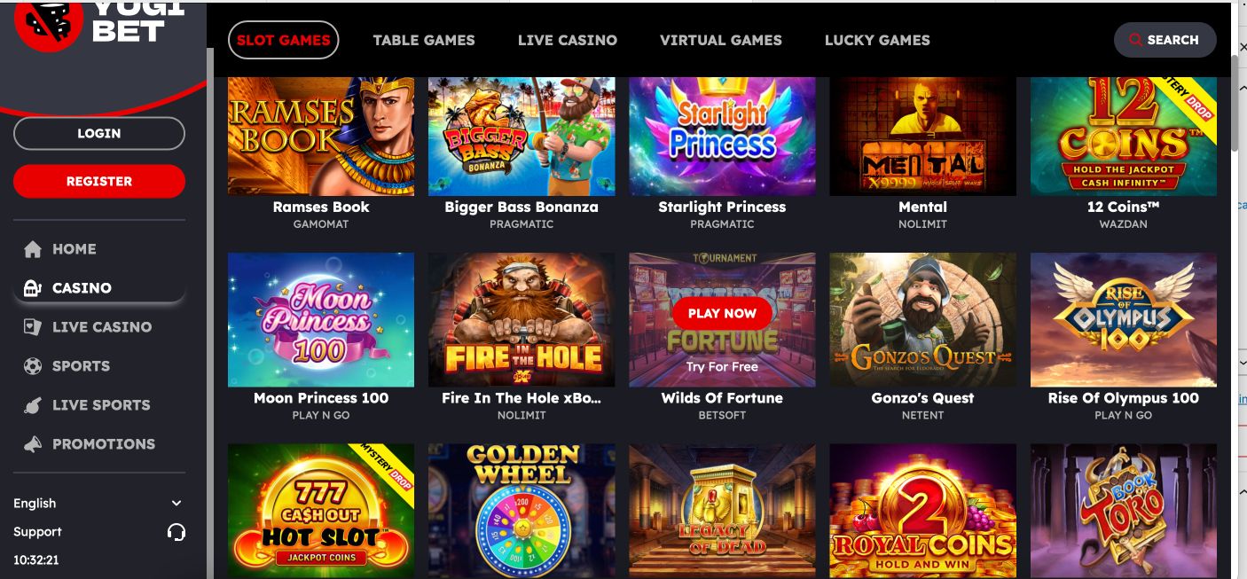 YugiBet Casino Slots
