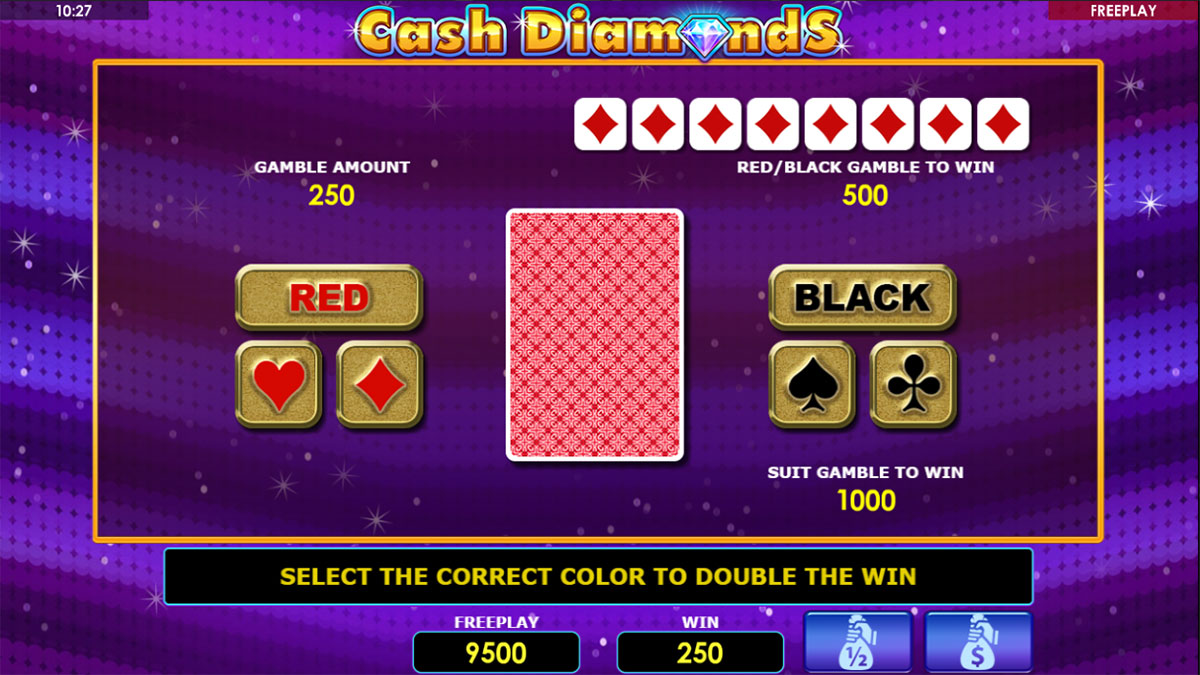 Cash Diamonds Gamble