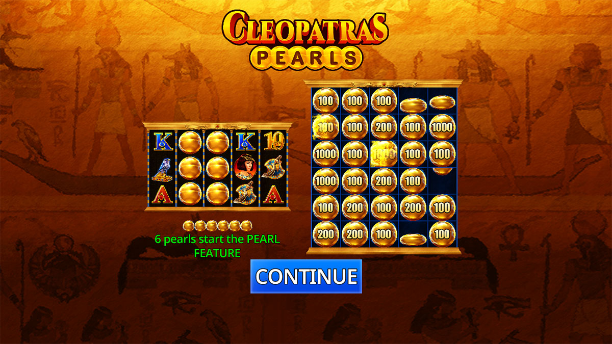 Cleopatras Pearls Homescreen