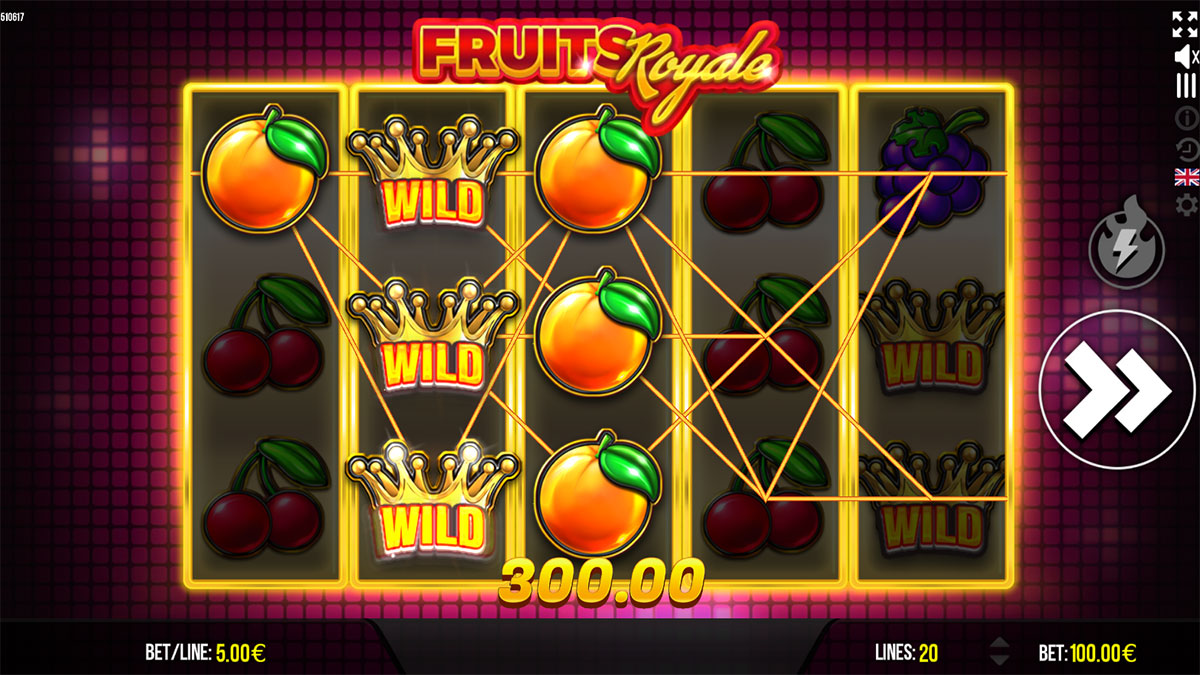Fruits Royale Win