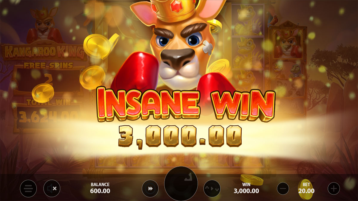 Kangaroo King Insane Win