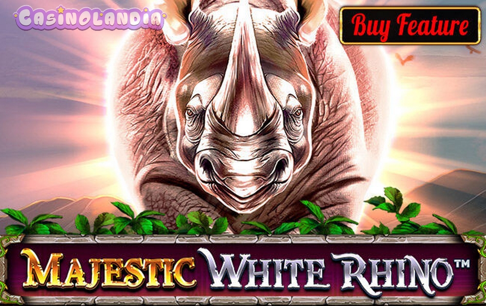 Majestic White Rhino by Spinomenal