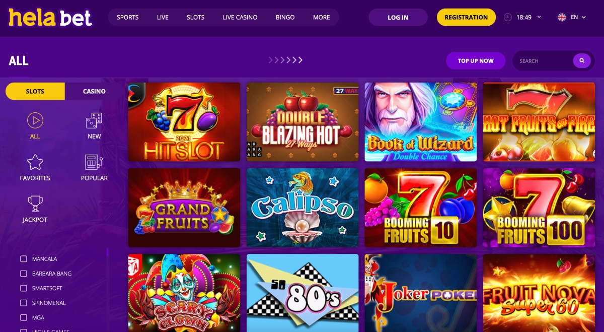 Helabet Casino Game Collection