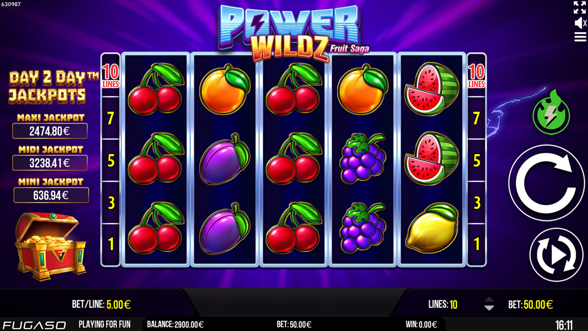 Power Wildz Fruit Saga Base Play