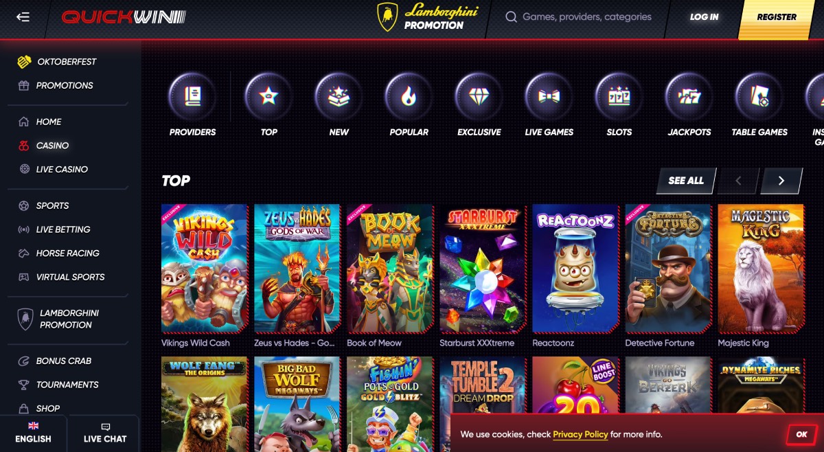 QuickWin Casino Game Collection
