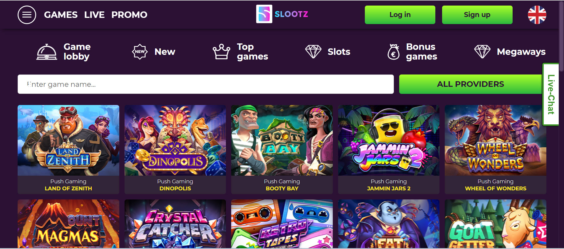 Slootz Casino Slot Games