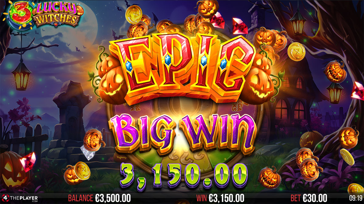 3 Lucky Witches Epic Win