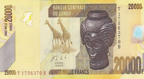 Congolese Franc template