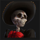 La Fiesta De Muertos Symbol Skeleton