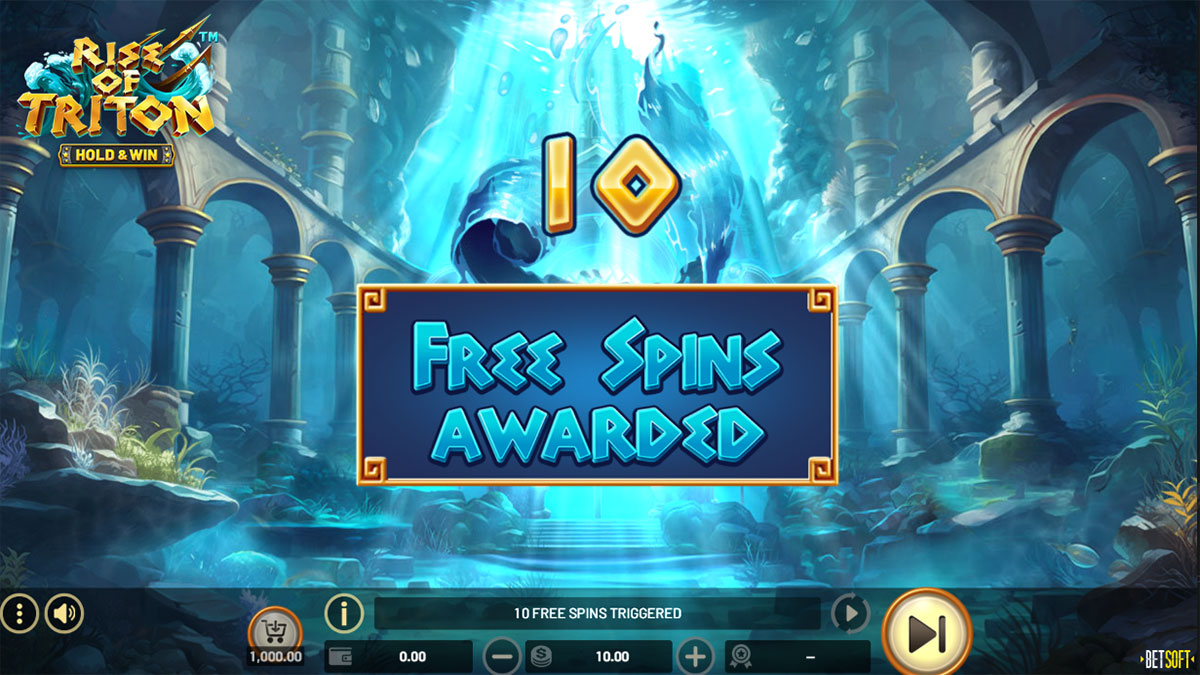 Rise of Triton Free Spins