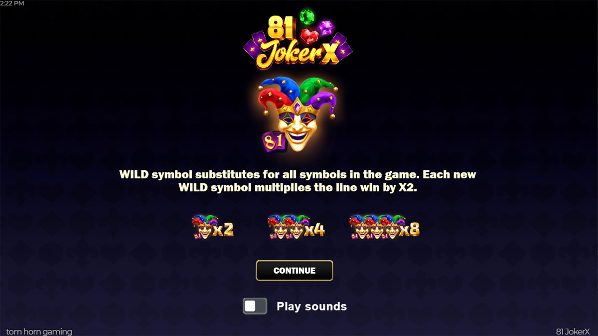 81 JokerX Homescreen