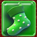 Christmas Catch Symbol Green Sock