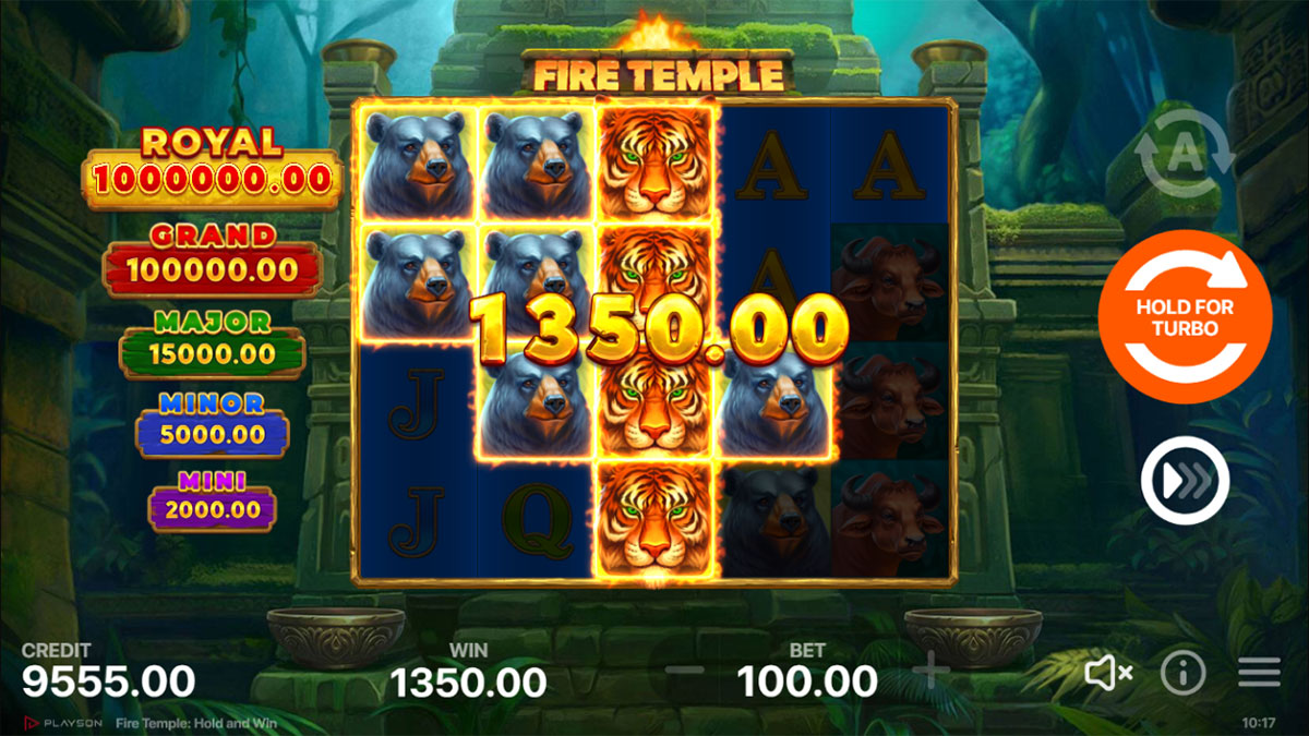 Fire Temple Hold and Win Big Win