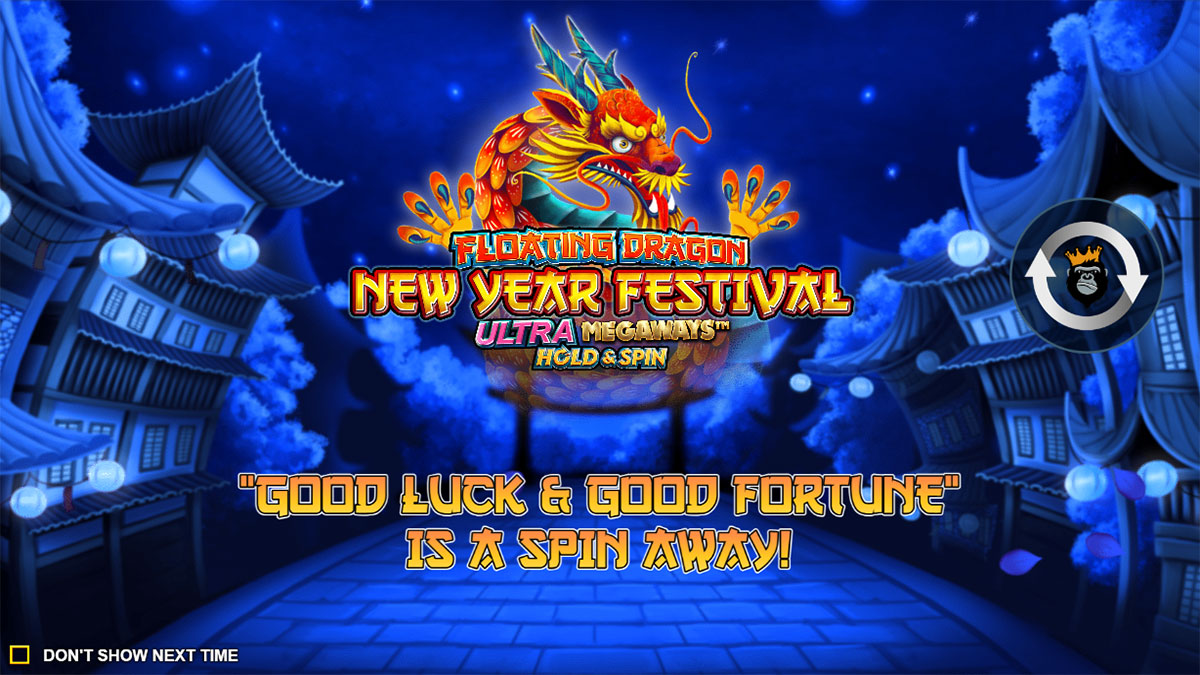 Floating Dragon New Year Festival Ultra Megaways Hold & Spin Homescreen