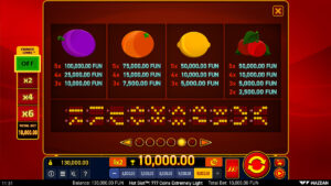 Hot Slot 777 Coins Extremely Light Paytable 2