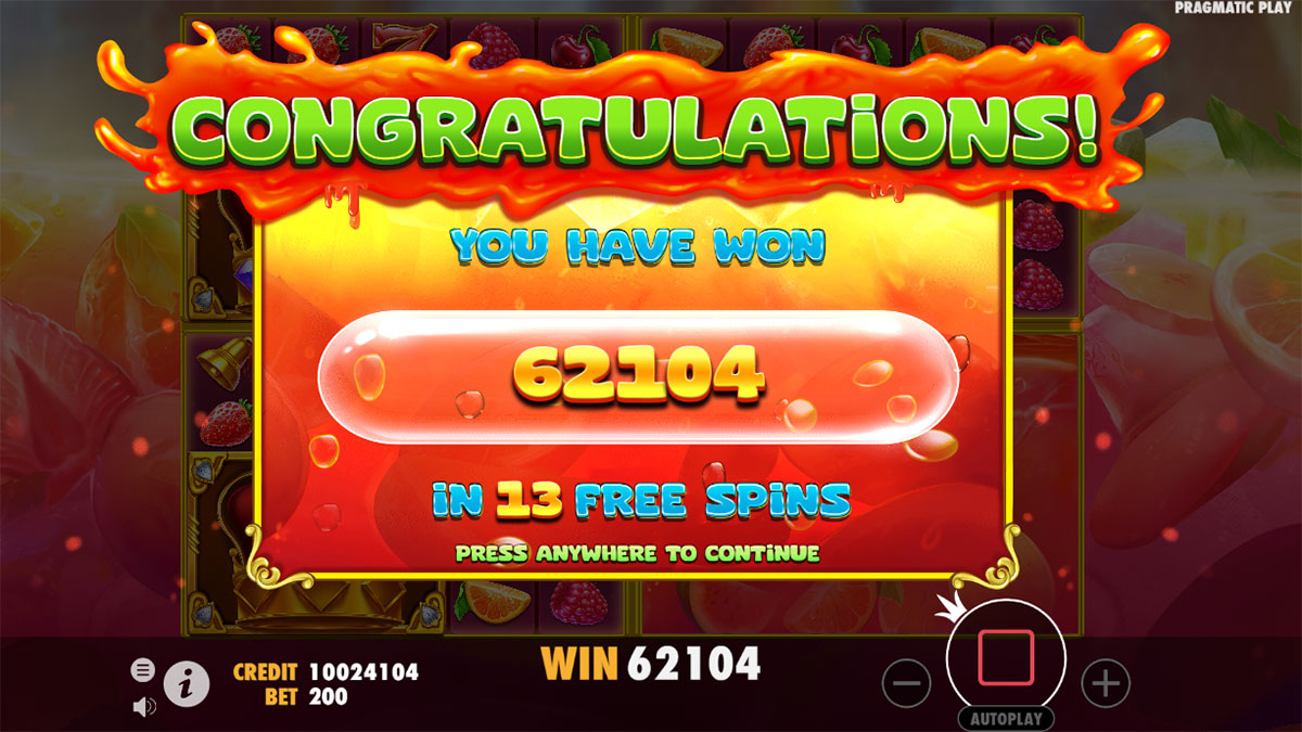 Juicy Fruits Multihold Total Win