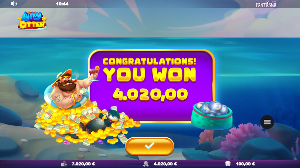 Lucky Otter Total Win