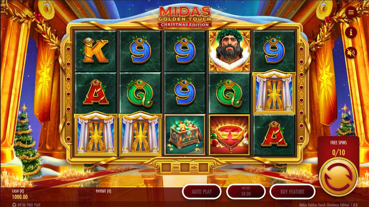 Thunderkick Slot Midas Golden Touch Christmas Edition