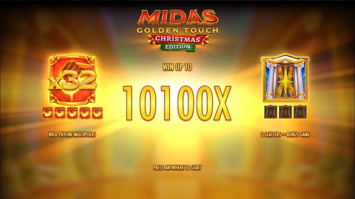 Thunderkick Slot Midas Golden Touch Christmas Edition